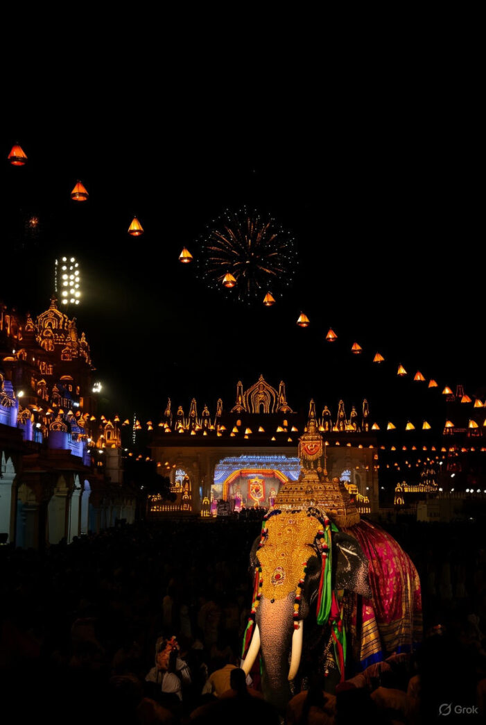 Mysuru’s Jumbo Savari Takes Center Stage on Vijayadashami Amidst Grand Dasara Celebrations