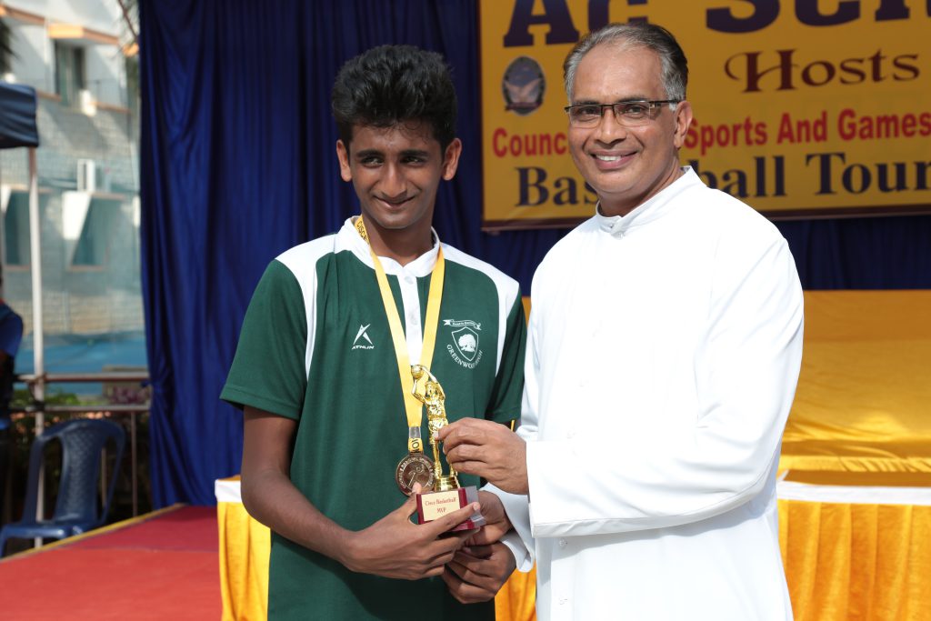 Rohan Raghavendran from Greenwood High bagged the award for the most valuable player of the tournament