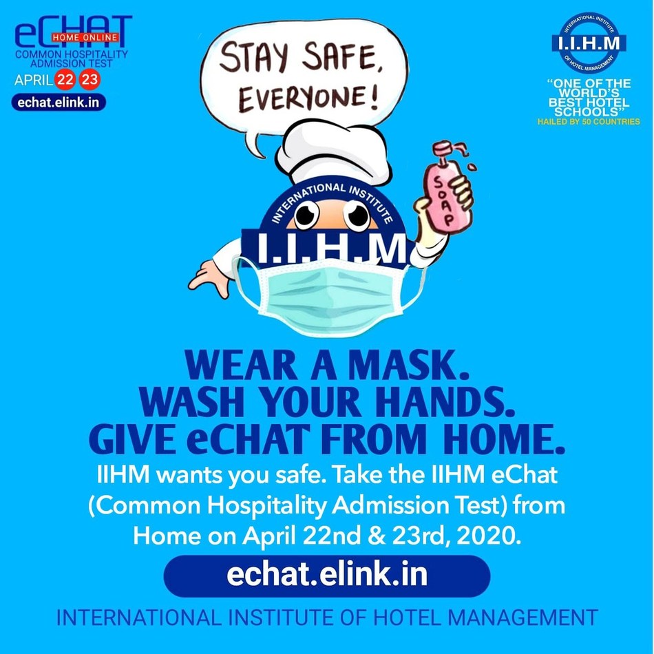 Thousands of Candidates Appear for IIHM's First E-Chat Home Online Exam for Hospitality