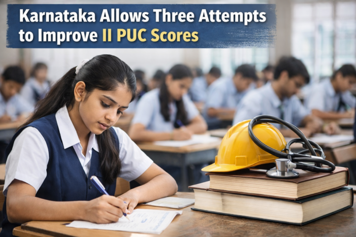 Karnataka Allows Three Attempts to Improve II PUC Scores