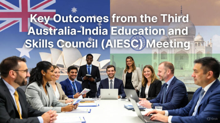 Strengthening Ties: Key Outcomes from the Third Australia-India Education and Skills Council (AIESC) Meeting