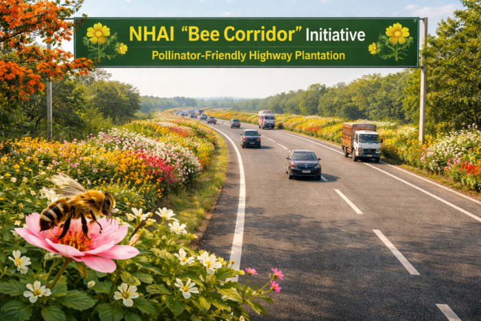 NHAI “Bee Corridor” Initiative: Greening India’s Highways for Pollinators