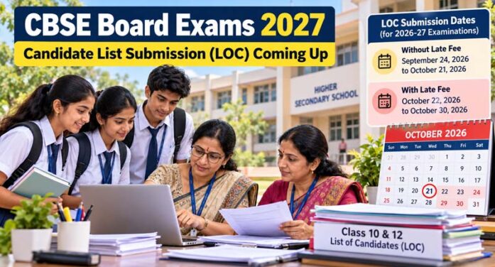 CBSE Board Exams 2027: LOC Submission Deadline Approaches for Class 10 and 12 Students