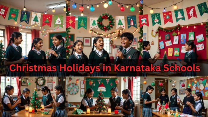 Christmas Holidays in Karnataka Schools: What Parents and Students Need to Know for December 2025