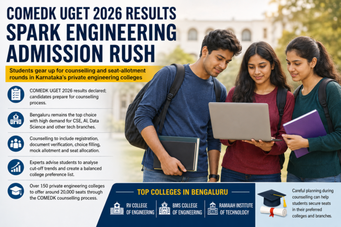 COMEDK UGET 2026 Results Spark Engineering Admission Rush in Karnataka