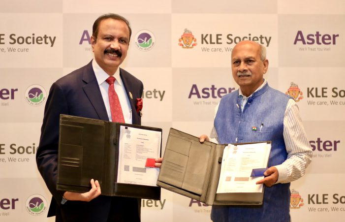Aster DM Healthcare to run and operate its 4th Hospital in Bengaluru in partnership with Karnataka Lingayat Education Society