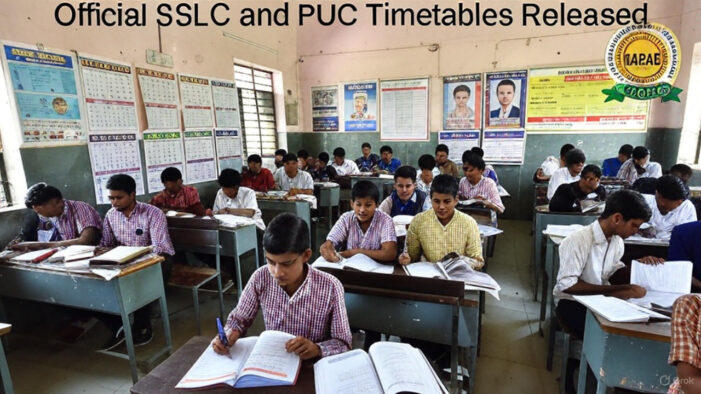 Karnataka Board Exams 2026: Official SSLC and PUC Timetables Released by KSEAB