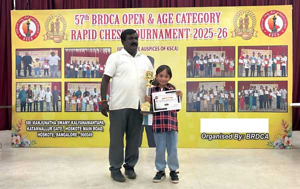 Greenwood High International School Student Wins Gold at BRDCA Chess Tournament