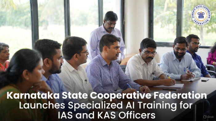 Empowering Governance Through Knowledge: Karnataka State Cooperative Federation Launches Specialized AI Training for IAS and KAS Officers