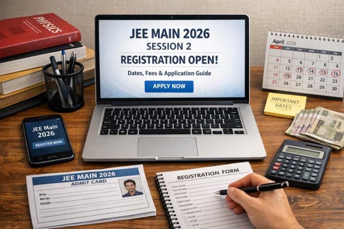 JEE Main 2026 Session 2 Registration Open: Dates, Fees, and Application Guide