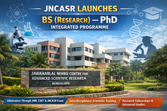 Jawaharlal Nehru Centre for Advanced Scientific Research Launches BS (Research)–PhD Integrated Programme