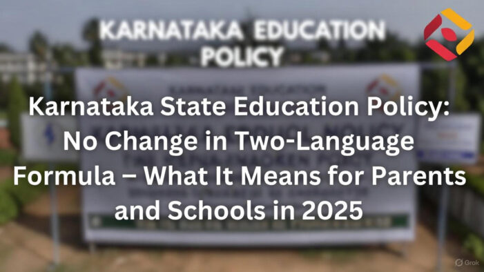 Karnataka State Education Policy: No Change in Two-Language Formula – What It Means for Parents and Schools in 2025