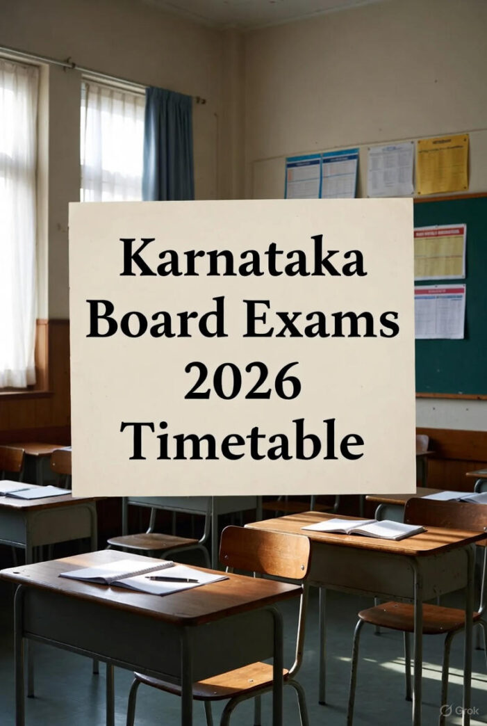 Karnataka Board Exams 2026 Timetable: What Students and Schools Need to Know