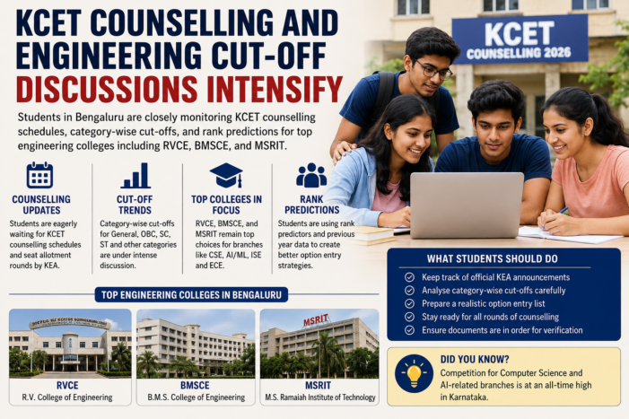 KCET Counselling and Engineering Cut-Off Discussions Intensify in Bengaluru