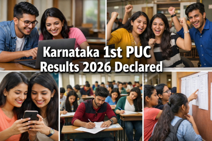 Karnataka 1st PUC Results 2026 Declared