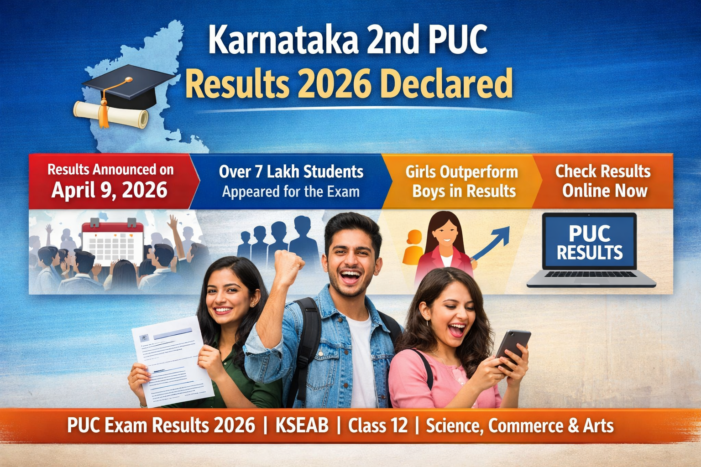 Karnataka 2nd PUC Results 2026 Declared