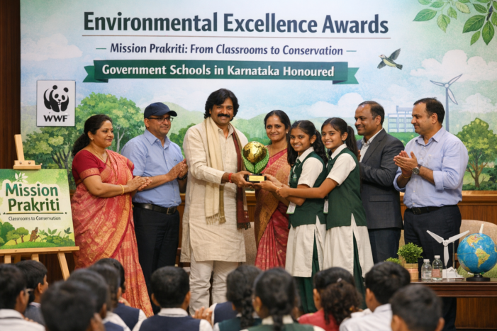 Ten Government Schools in Karnataka Honoured for Environmental Excellence