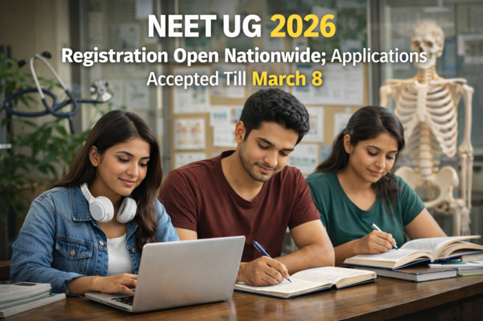 NEET UG 2026 Registration Opens Nationwide; Applications Accepted Till March 8