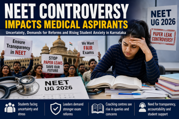 NEET Controversy Impacts Medical Aspirants Across Karnataka