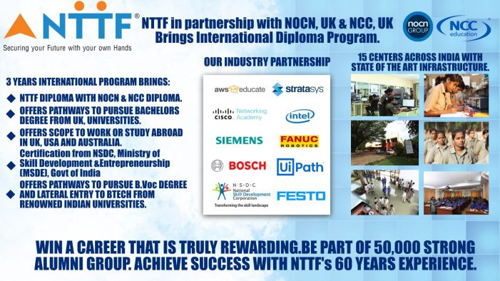 NTTF Organizes a Free Webinar on International Diploma Programs and Career Pathways in Collaboration with NOCN, UK