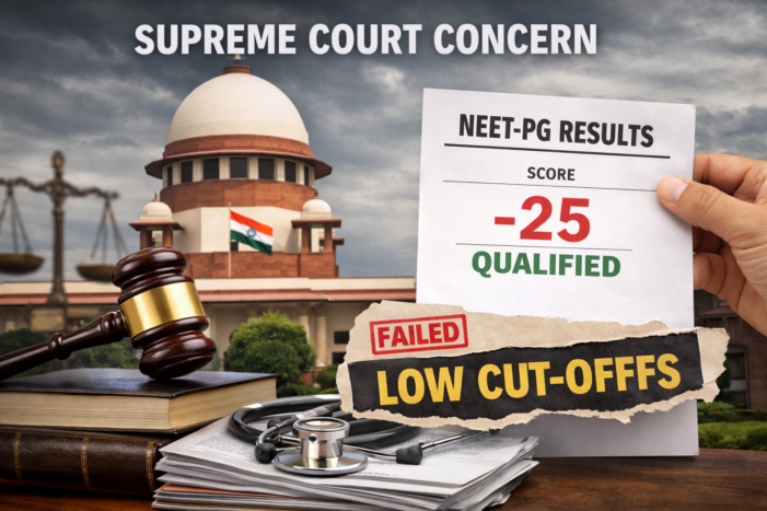 Supreme Court Expresses Concern Over Sharp Reduction in NEET-PG Cut-Offs