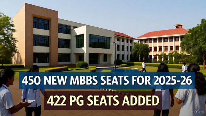 Karnataka’s Medical Education Revolution: NMC Approves 450 New MBBS Seats, Total Reaches 12,644 for 2025-26