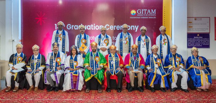 AICTE Chairman Confers Degrees Upon 610 Students at 14th Convocation of GITAM Bengaluru