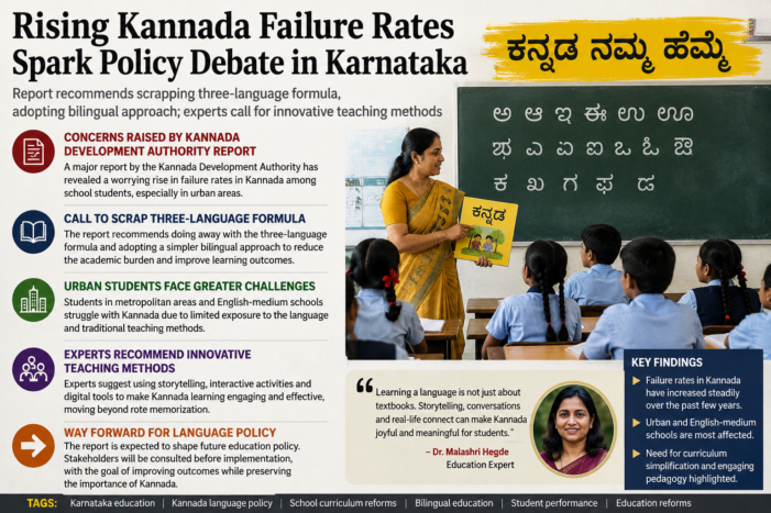 Rising Kannada Failure Rates Spark Policy Debate in Karnataka