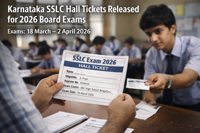 Karnataka SSLC Hall Tickets Released for 2026 Board Exams