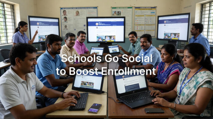 Karnataka’s Bold Digital Leap: State-Run Schools Go Social to Boost Enrollment