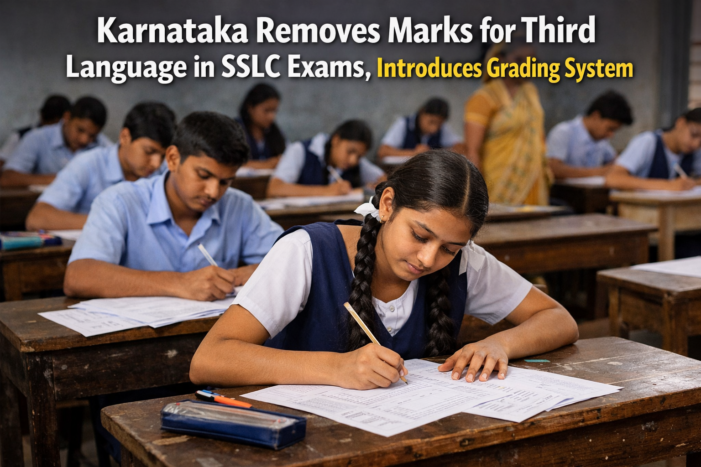 Karnataka Removes Marks for Third Language in SSLC Exams, Introduces Grading System