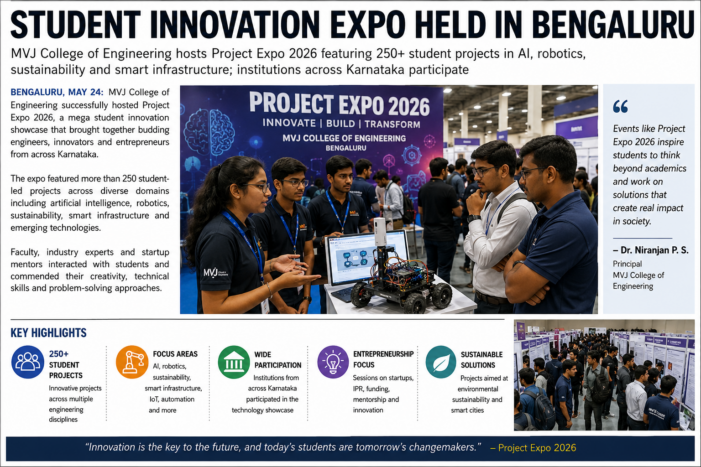 Student Innovation Expo Showcases Future Tech Talent in Bengaluru