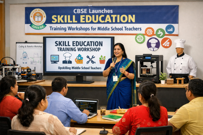 CBSE Launches Skill Education Training Workshops for Middle School Teachers