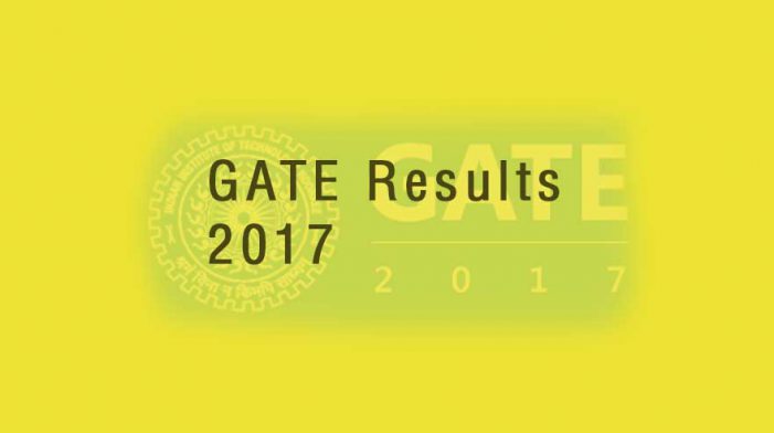 GATE Results 2017