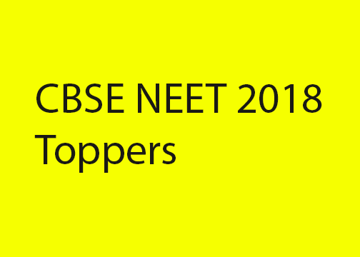 NEET 2018 Toppers
