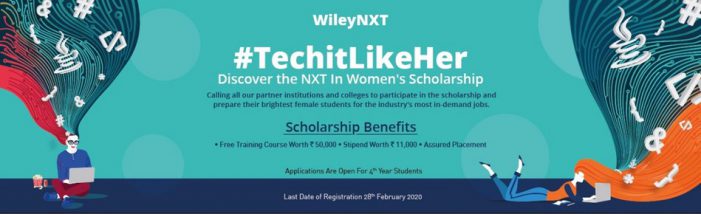 Wiley Announces #TechitLikeHer Scholarship to Support Underprivileged Female Students Aspiring for Careers in Fields of Engineering and Technology